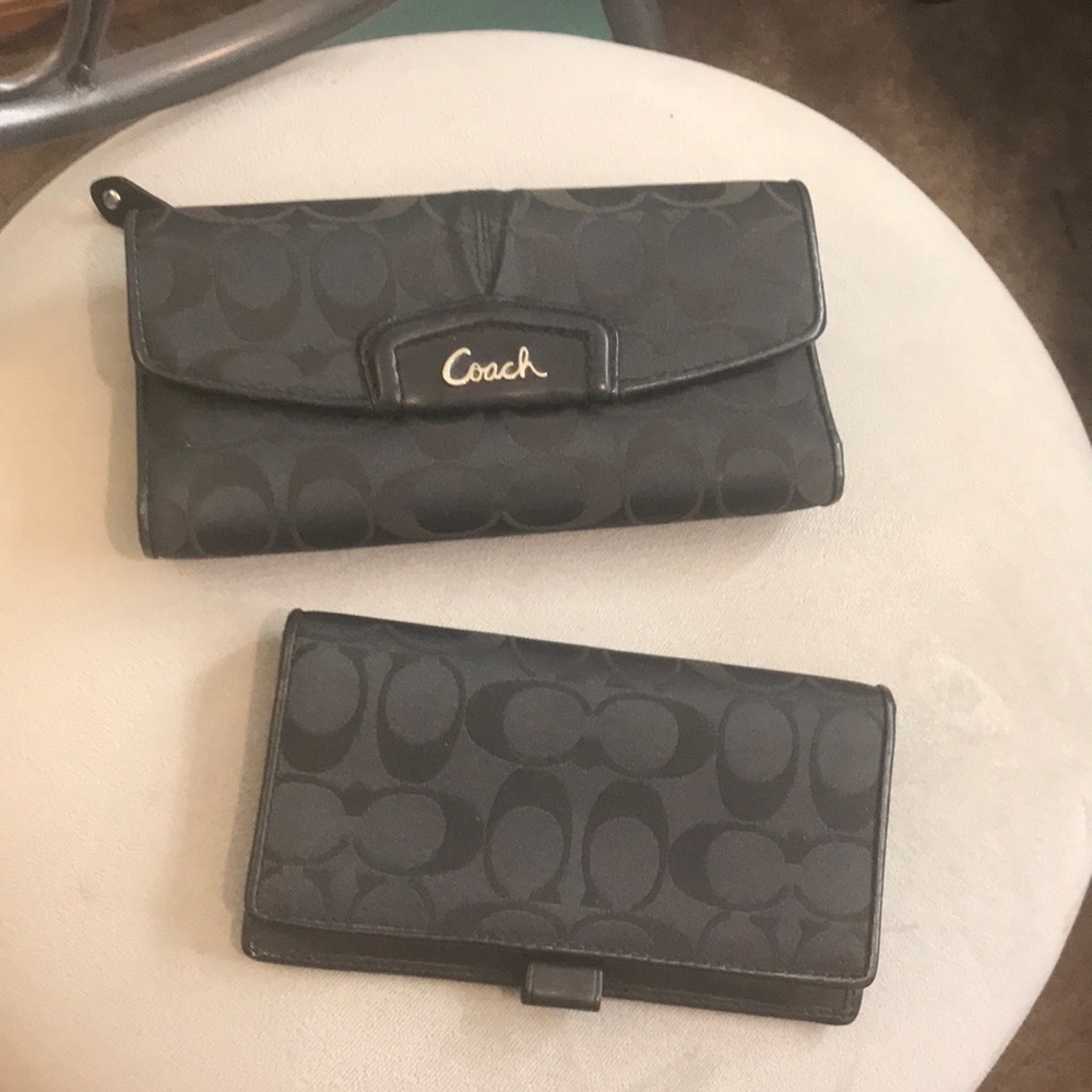 Coach wallet and check book